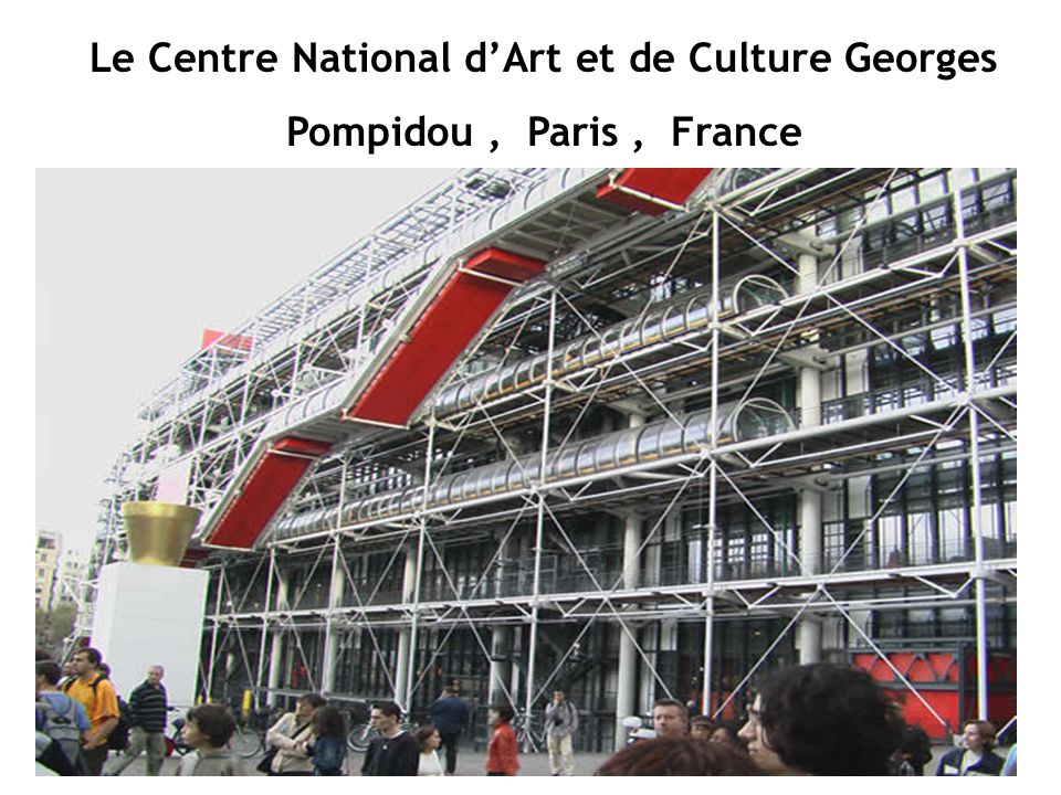Le Centre National d’Art et de Culture Georges Pompidou, Paris, France