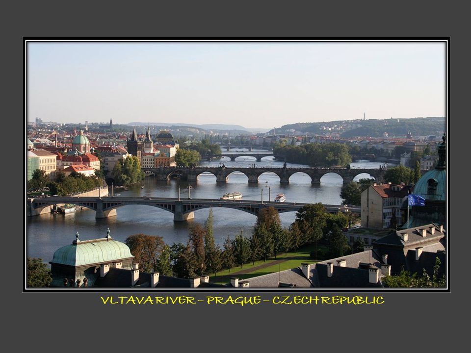 VLTAVA RIVER – PRAGUE – CZECH REPUBLIC