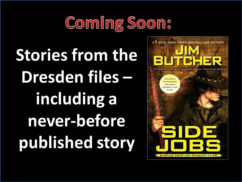 Stories from the Dresden files – including a never-before published story