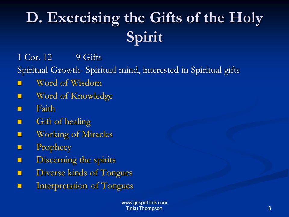 What Are the 9 Gifts of the Holy Spirit?