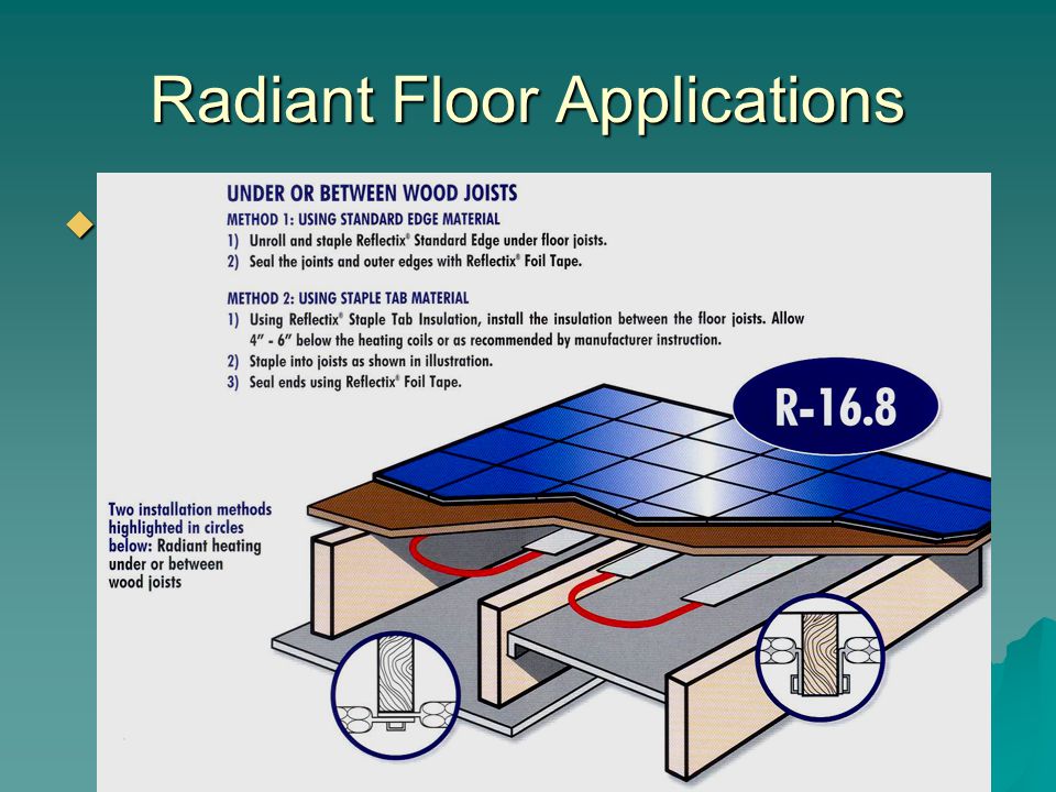 Radiant Floor Applications 