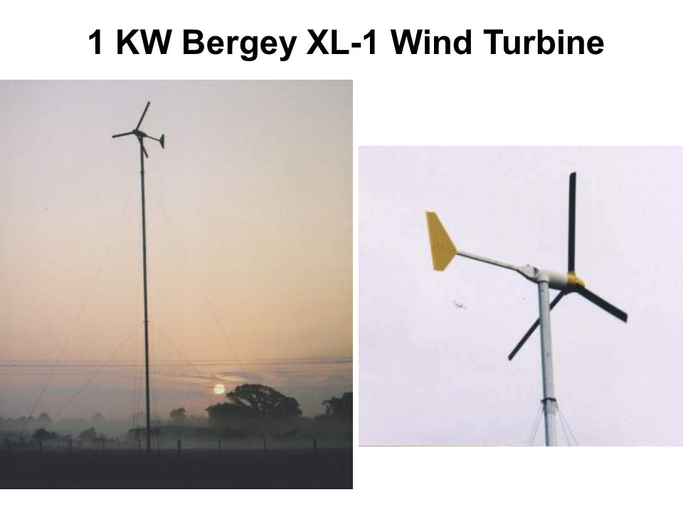 1 KW Bergey XL-1 Wind Turbine