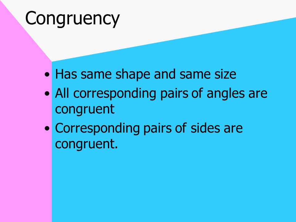 Proving Similarity (AAA) - Angle, Angle, Angle If three angles of one triangle are congruent, respectively, to three angles of a second triangle, then the triangles are similar.