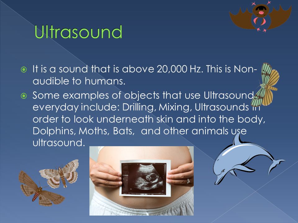 IIt's a sound that is below 20 Hz. This is non- audible to humans. SSome animals  that use infrasound are whales, elephants, thunder, explosions, - ppt  download