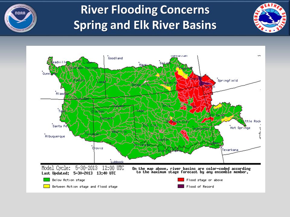 River Flooding Concerns Spring and Elk River Basins