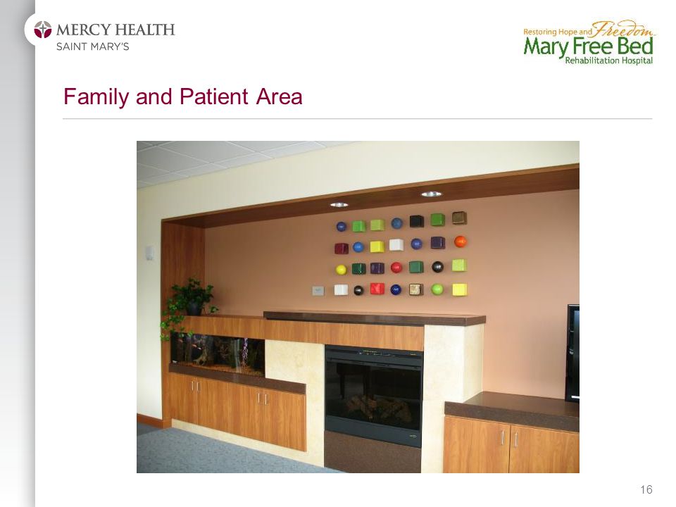 Family and Patient Area 16