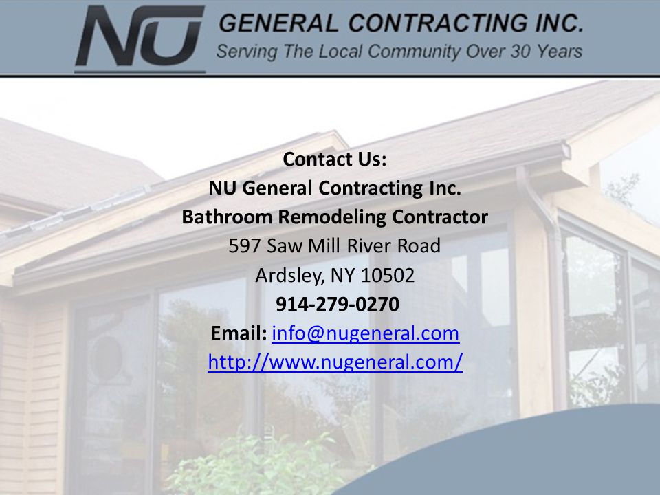 Contact Us: NU General Contracting Inc.