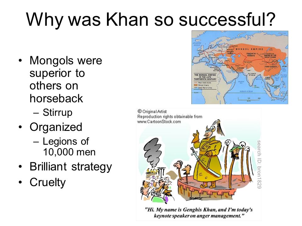 Why was Khan so successful.