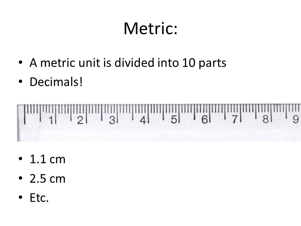 1.1 inches on a outlet ruler