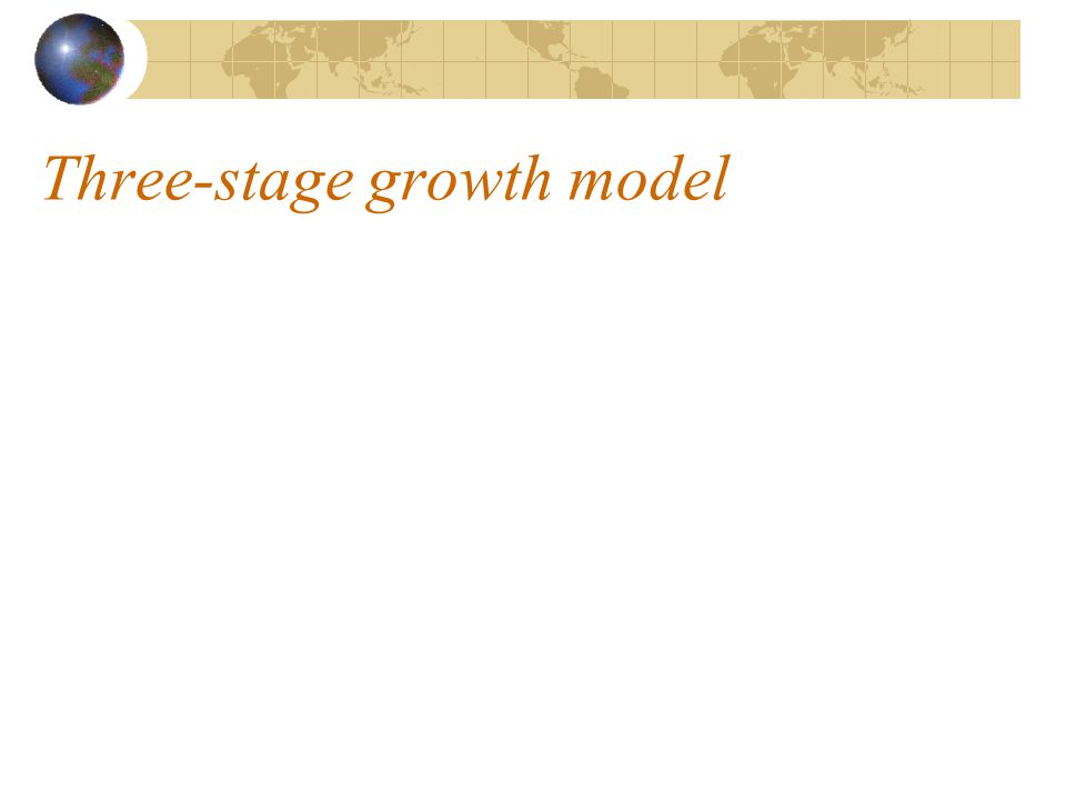 Three-stage growth model