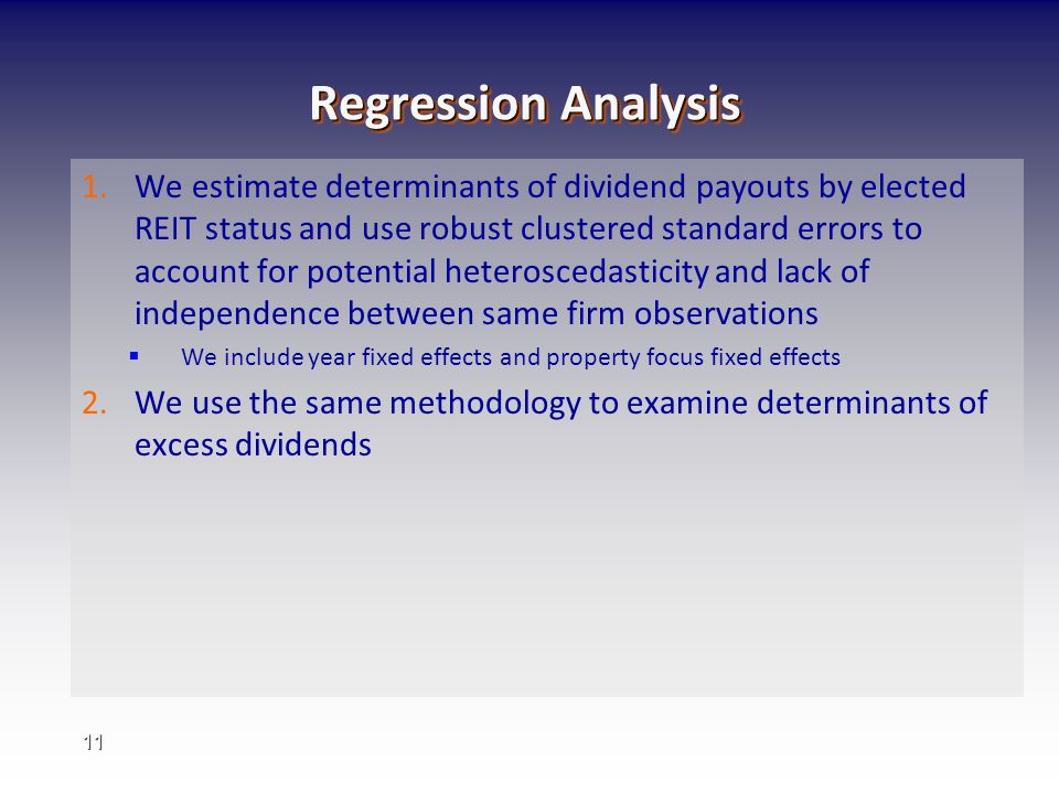 11 Regression Analysis 1.