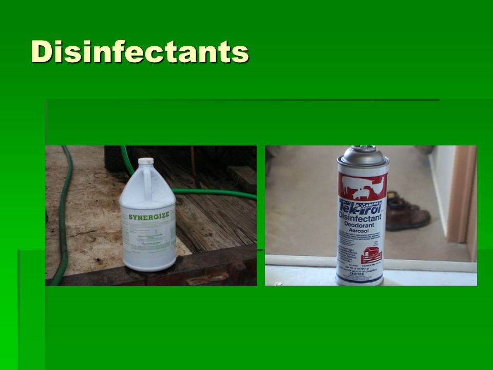 Disinfectants