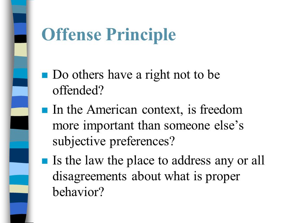 what is the offense principle