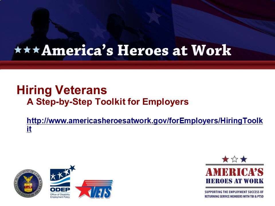 Hiring Veterans A Step-by-Step Toolkit for Employers   it   it