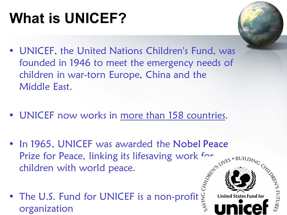 Is unicef what Top 10