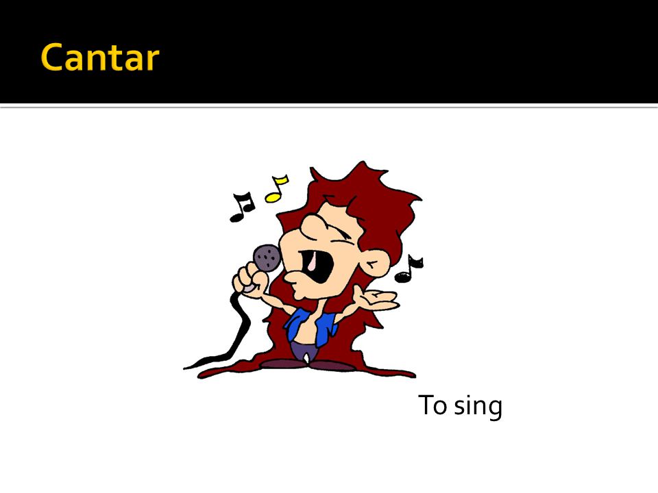 To sing