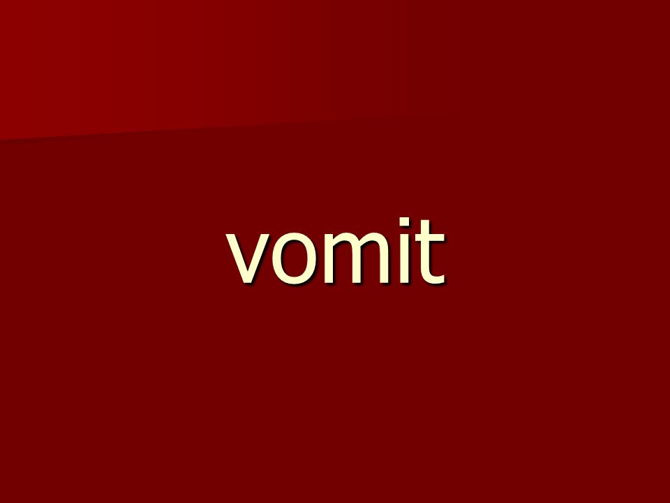 vomit