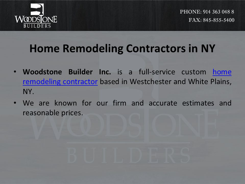 Home Remodeling Contractors in NY Woodstone Builder Inc.