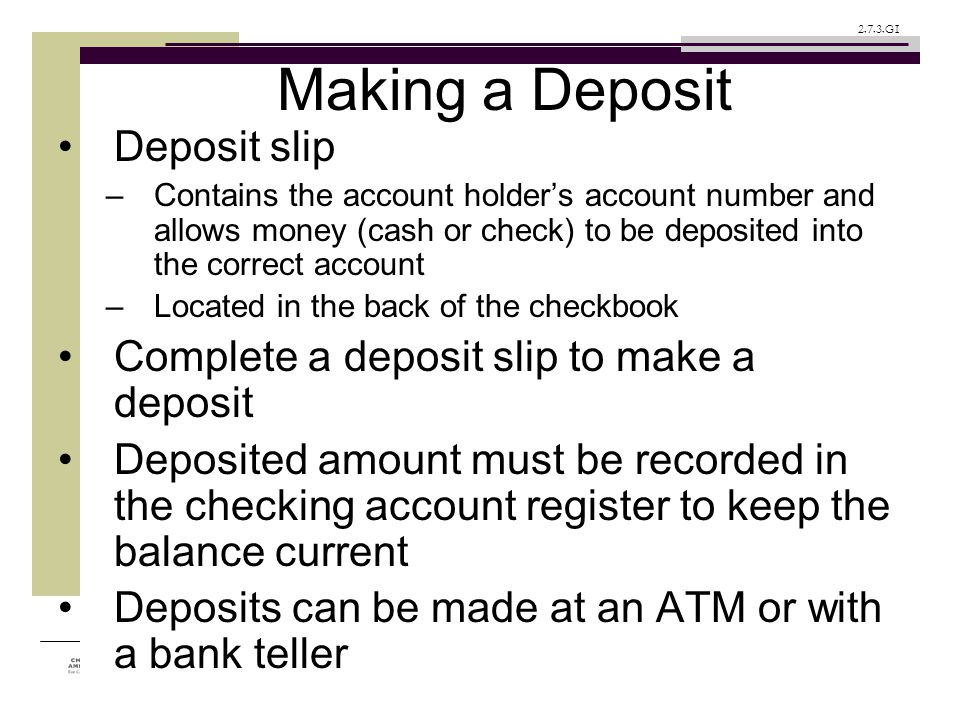 © Family Economics & Financial Education – May 2006 – Get Ready to Take Charge of Your Finances – Checking Account & Debit Card Simulation – Slide 19 Funded by a grant from Take Charge America, Inc.