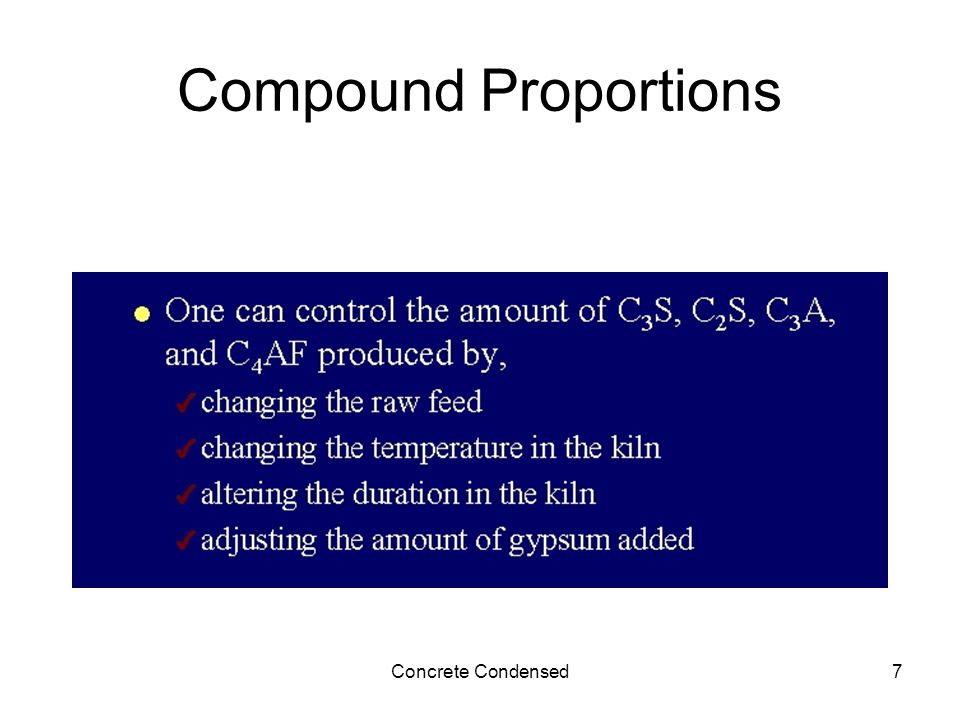 Concrete Condensed7 Compound Proportions