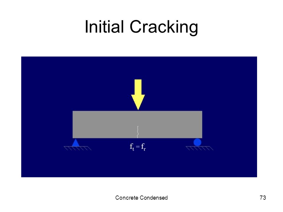 Concrete Condensed73 Initial Cracking