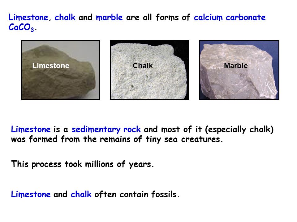 what is chalk made up of
