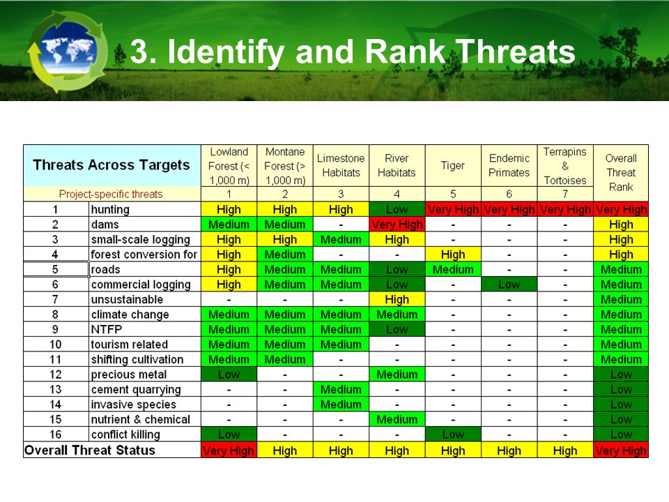 3.Identify and Rank Threats