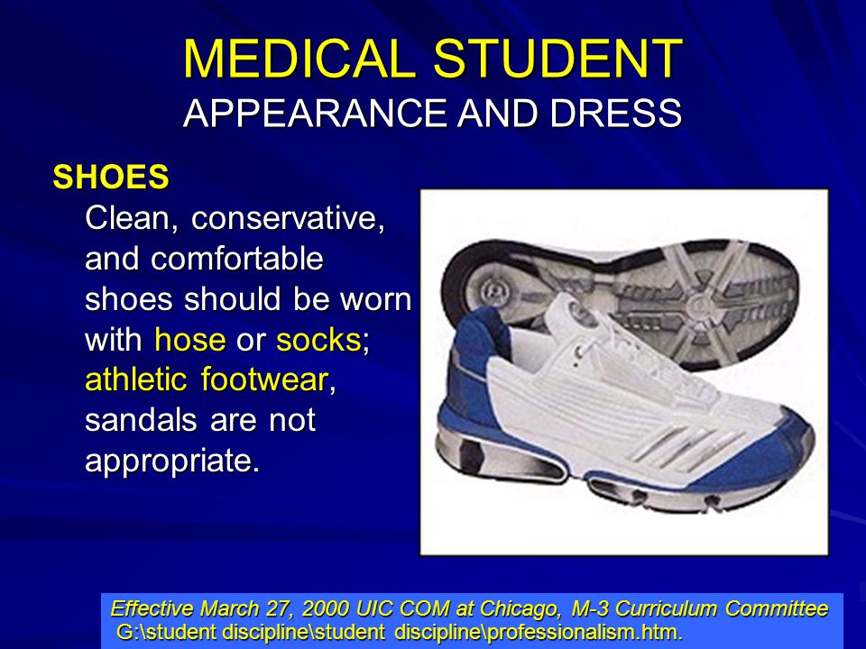 conservative athletic shoes