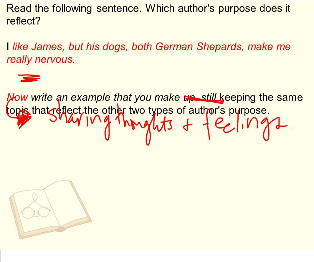 Read the following sentence. Which author s purpose does it reflect.