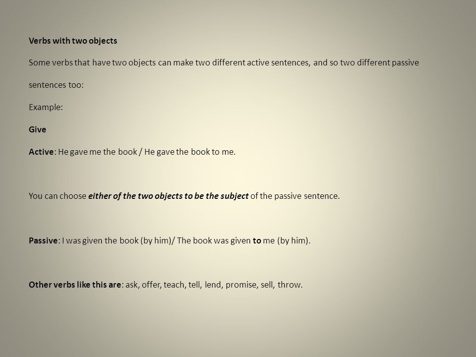 An sentence drank cups of VOICE. like PASSIVE I two ... active drank active VOICE. I like sentence ... An PASSIVE two of cups