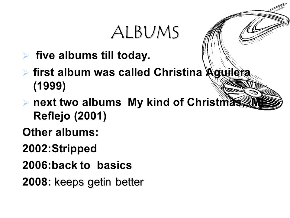 ALBUMS   five albums till today.