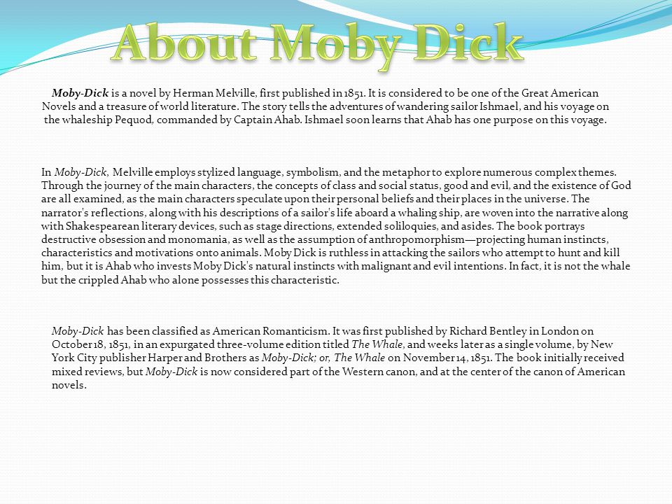 themes of moby dick Teen nude swimming