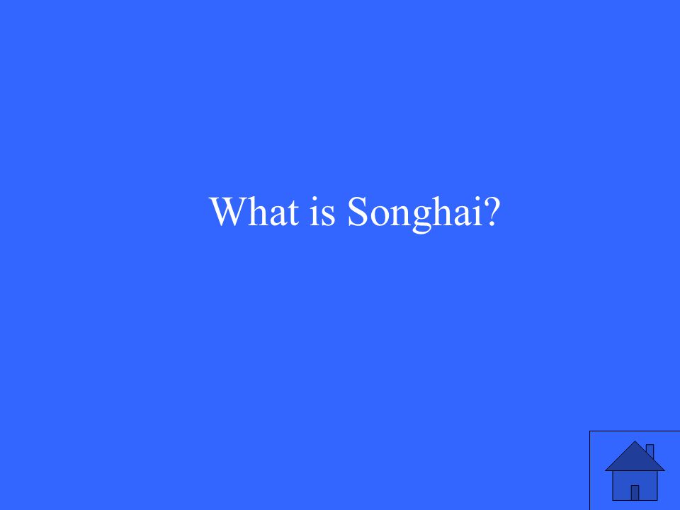 What is Songhai