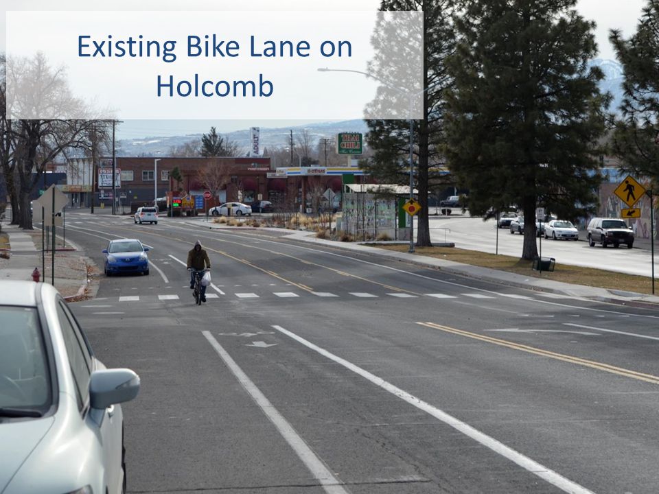 Midtown Bicycle Improvements Existing Bike Lane on Holcomb