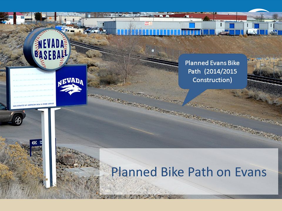 Planned Bike Path on Evans Planned Evans Bike Path (2014/2015 Construction)