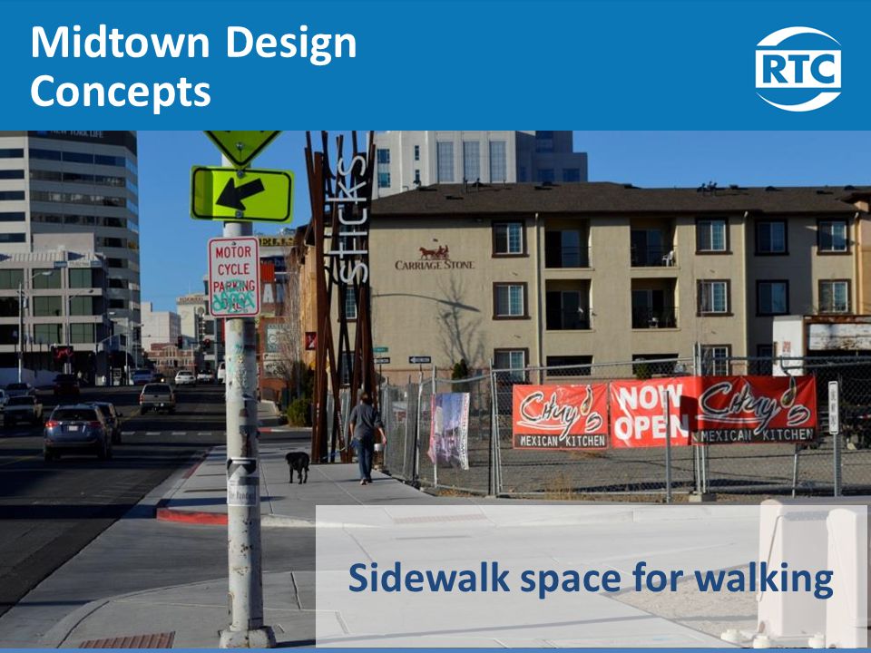 Midtown Design Concepts Sidewalk space for walking