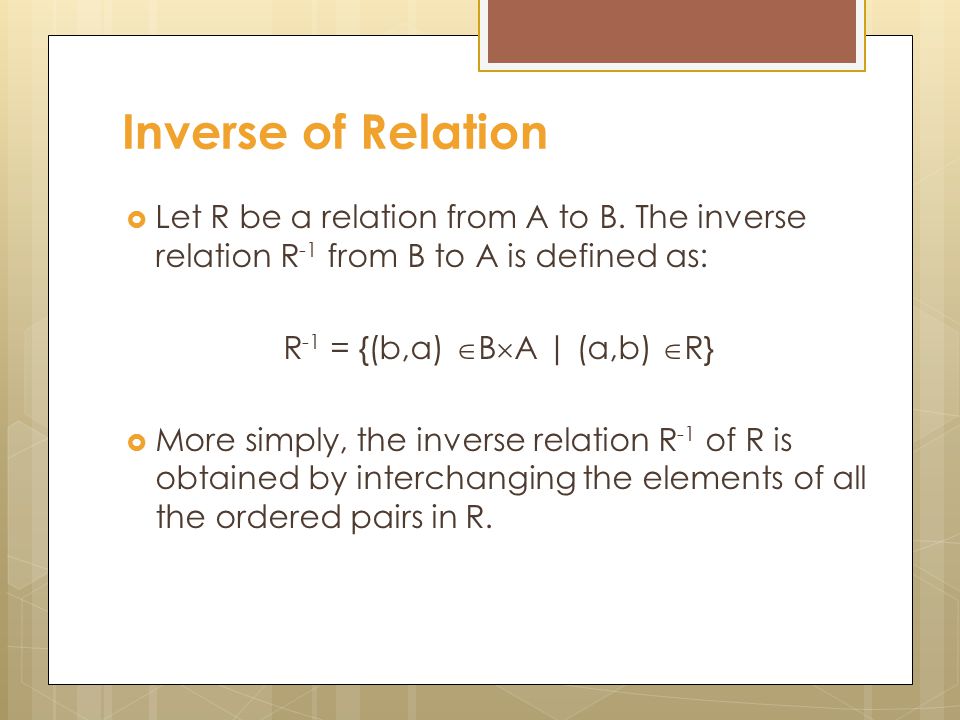 Discrete Mathematics Lecture # 16 Inverse of Relations. - ppt download