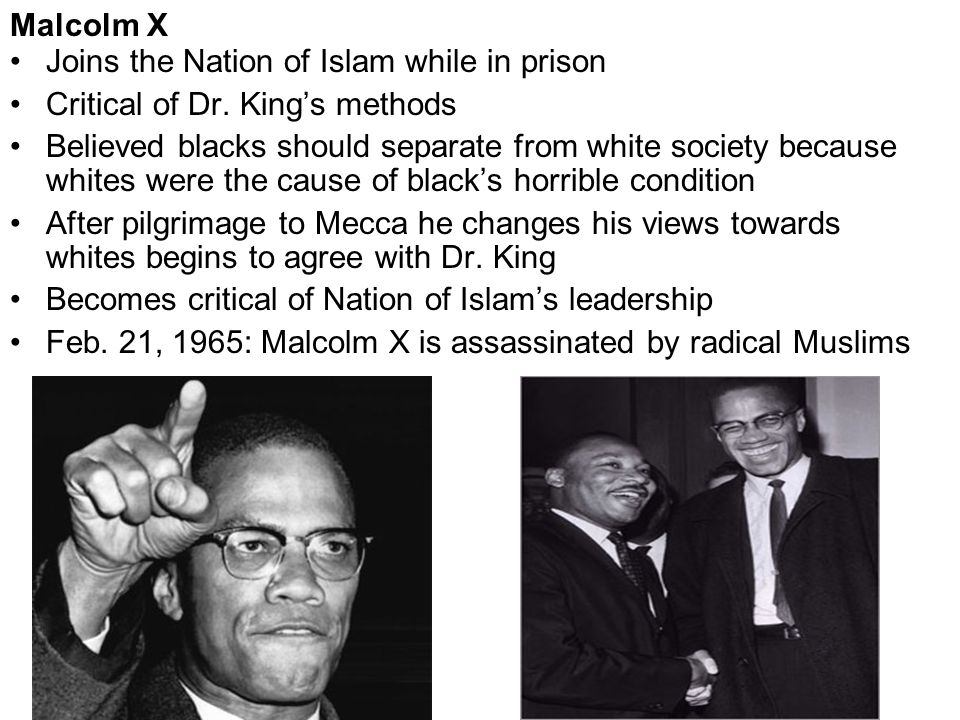 Civil Rights Fight Becomes Militant How Do Malcolm X Black Power And The Black Panther Party Change The Movement Ppt Download
