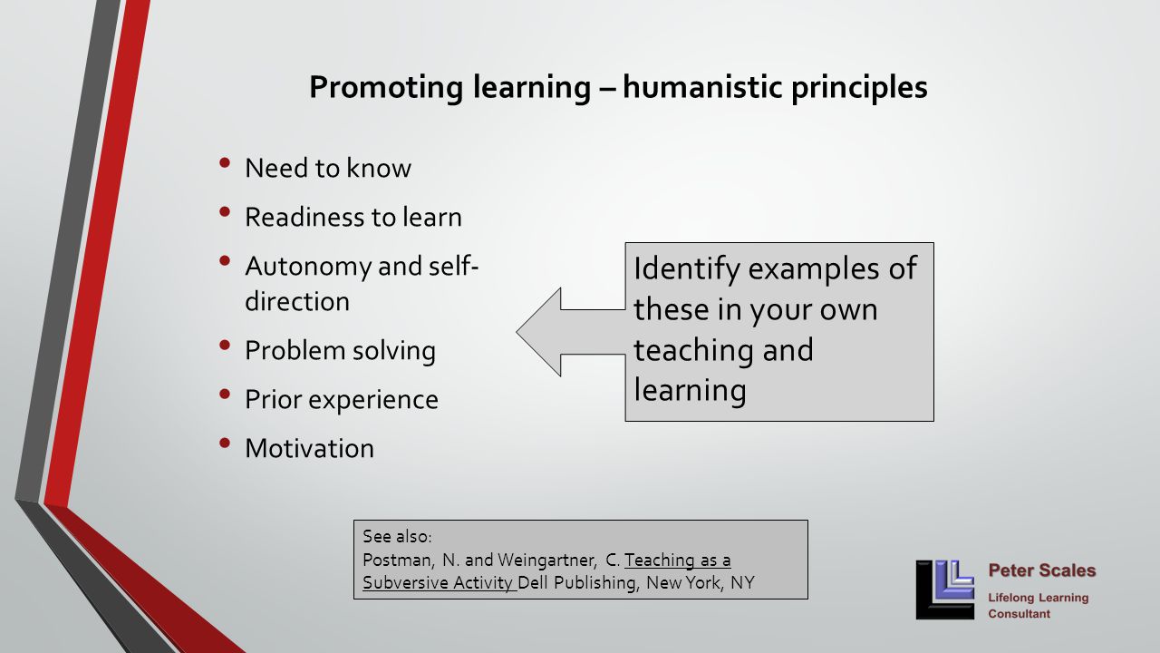 humanistic theory examples