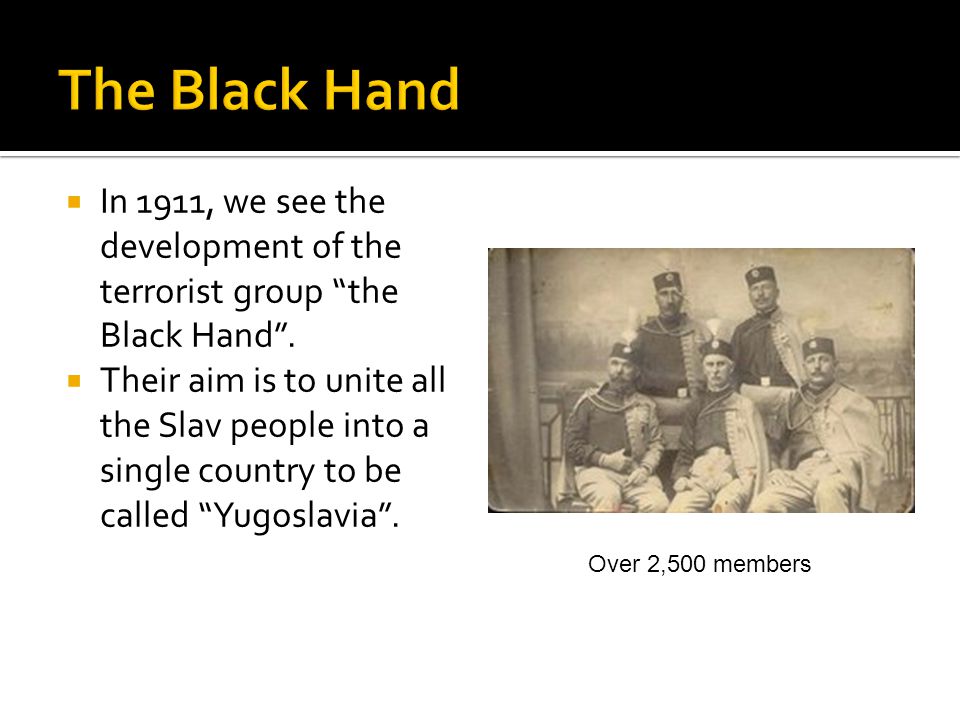 the black hand terrorist group