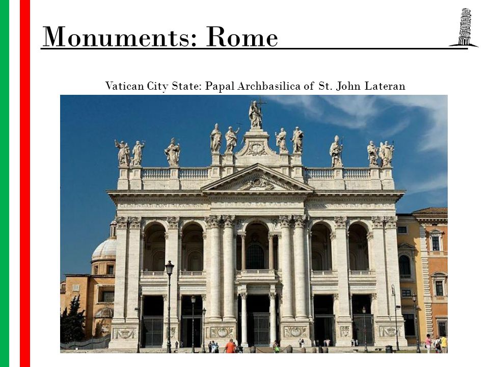 Vatican City State: Papal Archbasilica of St. John Lateran Monuments: Rome