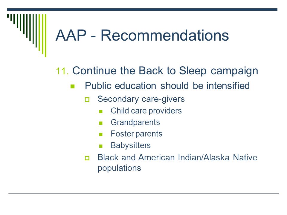 AAP - Recommendations 11.