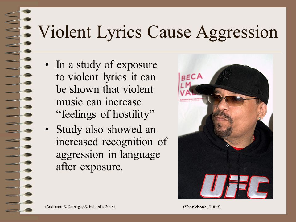 does rap music cause violence