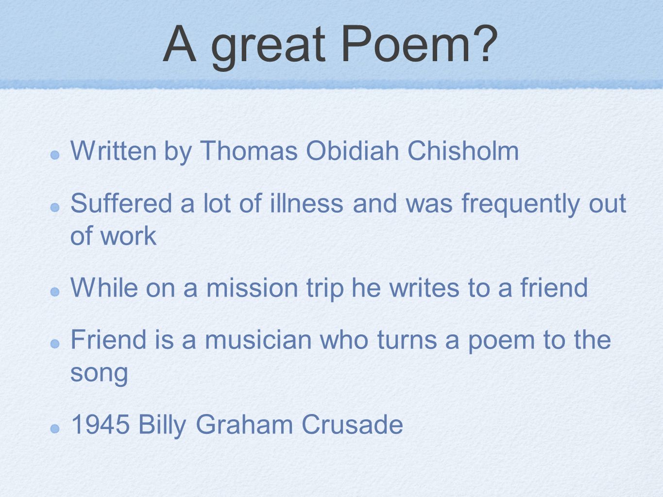 A great Poem.