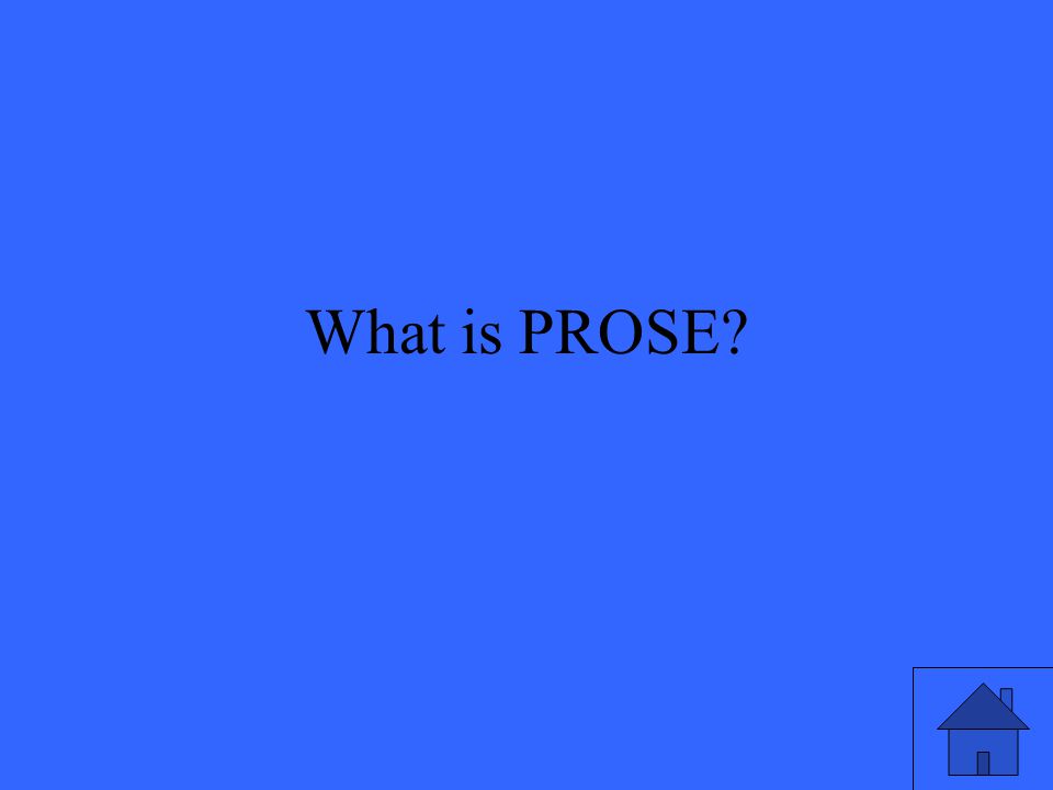 What is PROSE