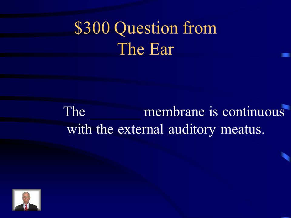 $200 Answer from The Ear External ear
