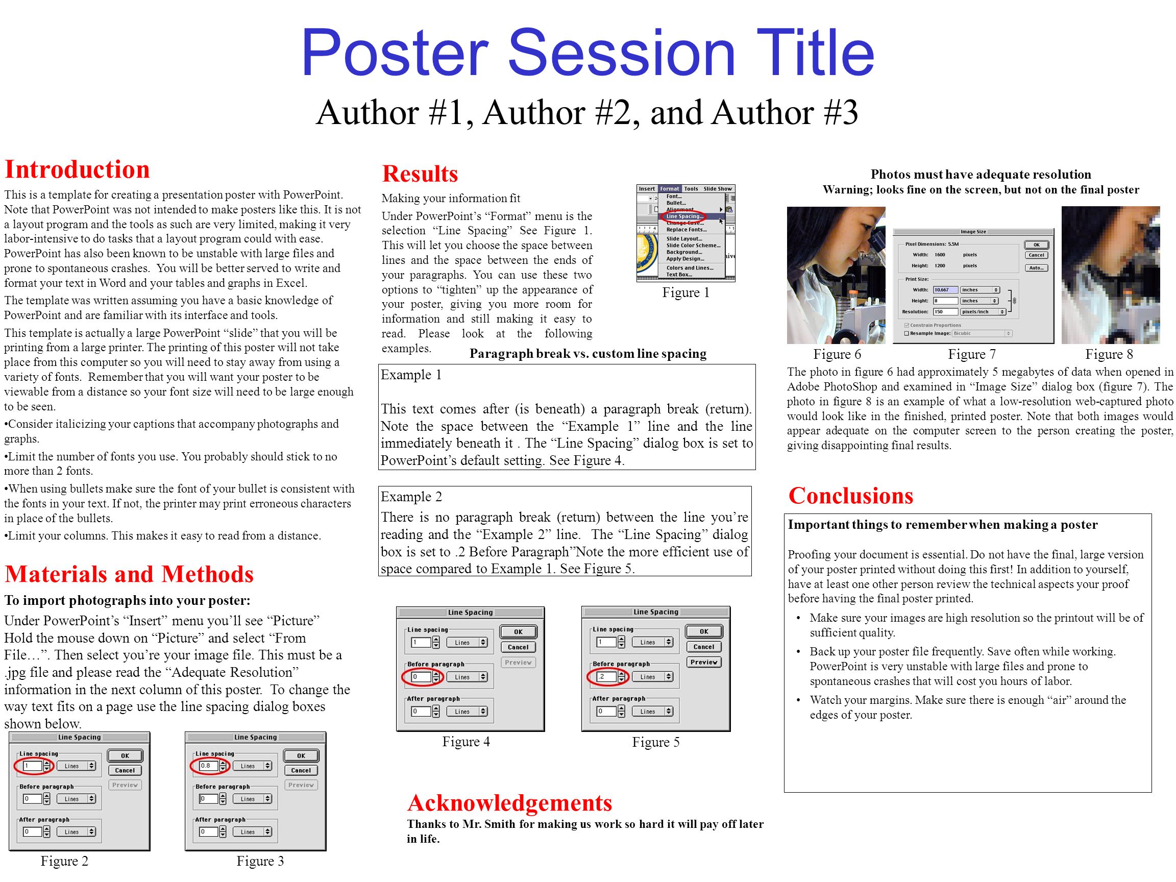 poster session title introduction this is a template for creating a