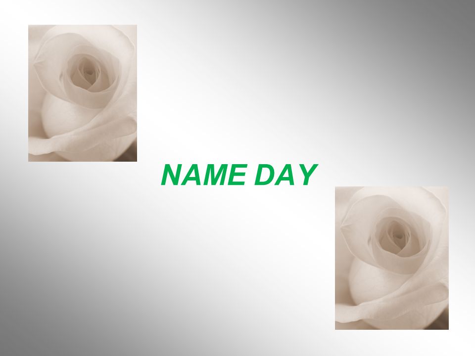 Polish Customs Name Day A Name Day Is One Of The Traditional