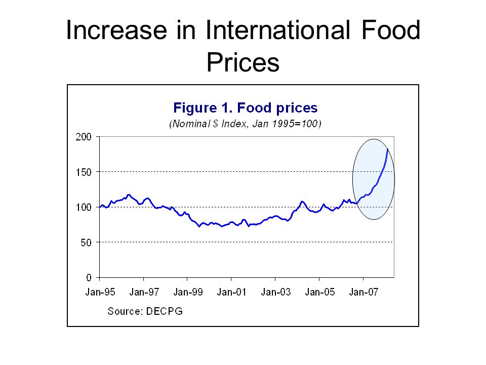 Increase in International Food Prices