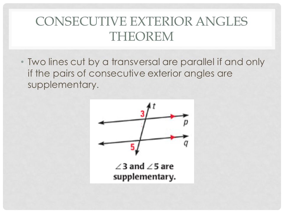 Parallel Lines And Transversals Corresponding Angles